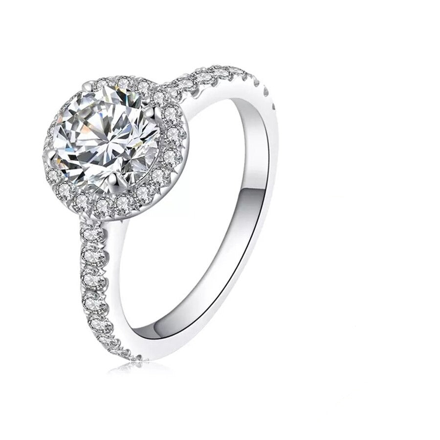 moissanite engagement rings