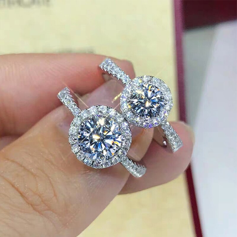 moissanite engagement rings