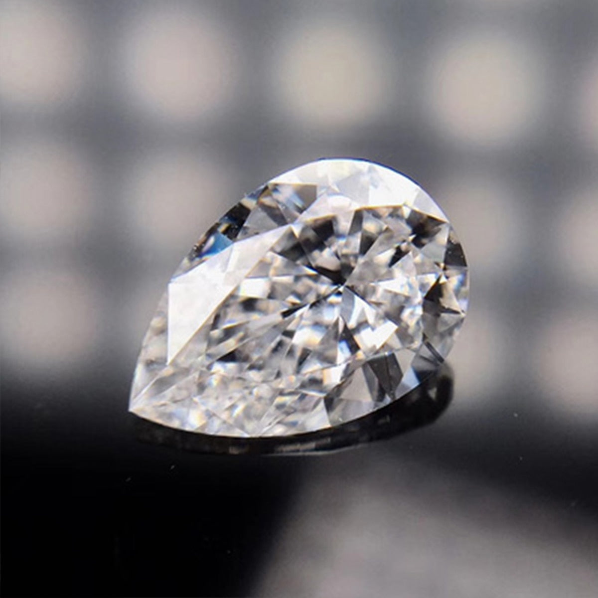 Pear Shape. Moissanite Gemstones 0.35 to 6.0 Carat. D VVS1.