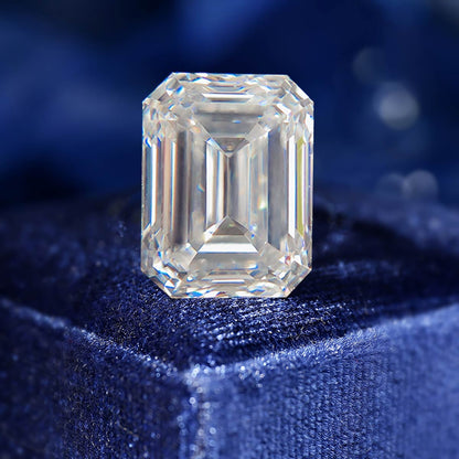 Emerald Cut. Moissanite Gemstones. From 0.20 to 10.0 Carats. D VVS1.