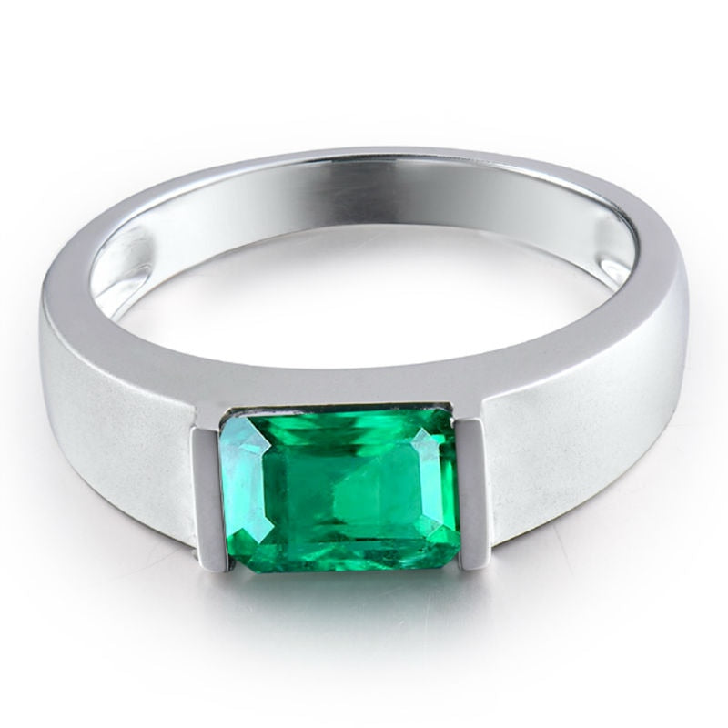 Emerald men rings