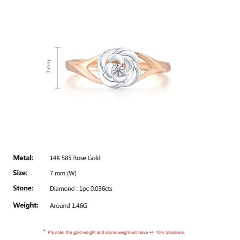 Flower Shape. Elegant Diamond Engagement Rings.