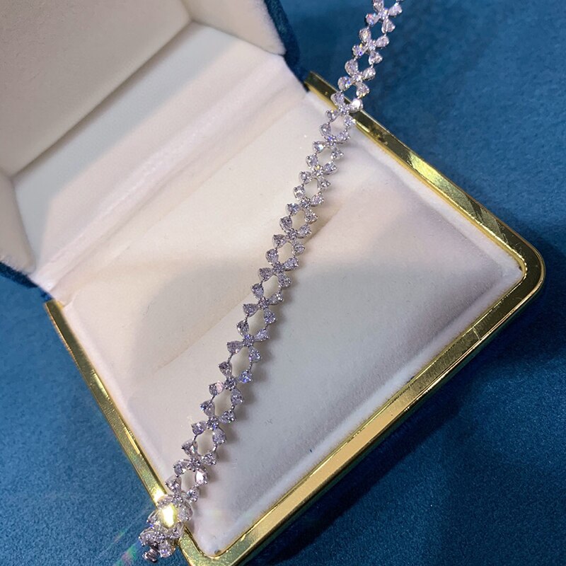 Luxury Natural Diamond Bracelets. 3.40 Carat Natural Diamonds.