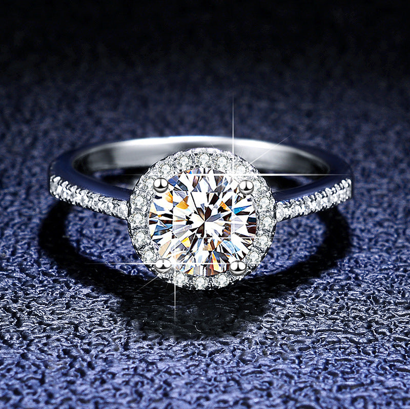 moissanite engagement rings