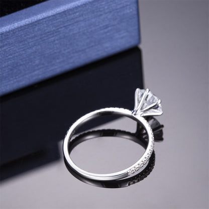 Eco-Friendly Diamond Engagement Rings. 1.50 Carat D Color.