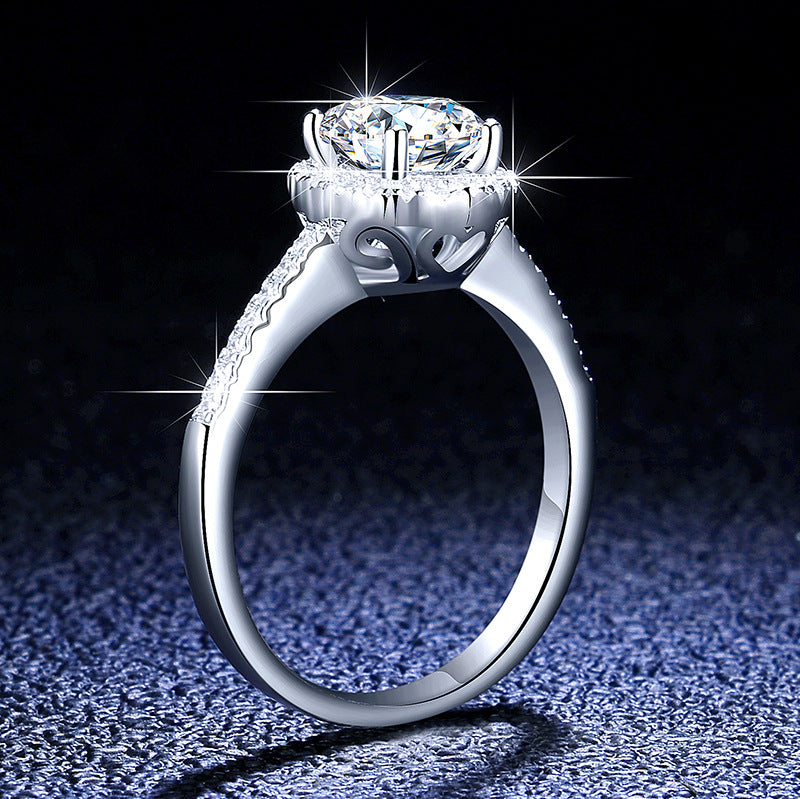 moissanite engagement rings