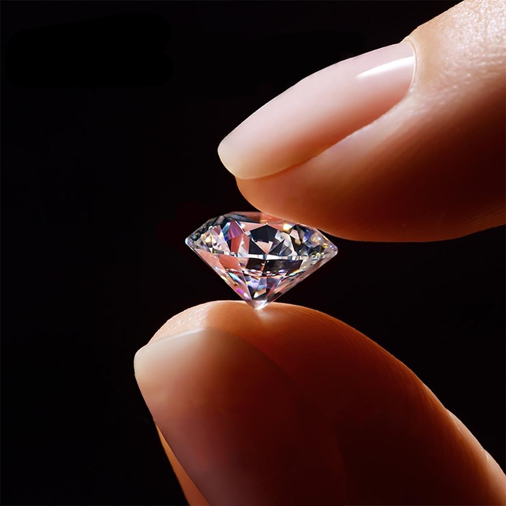 0.50 Carat Moissanite Gemstone. D VVS1 VK. Diamonds
