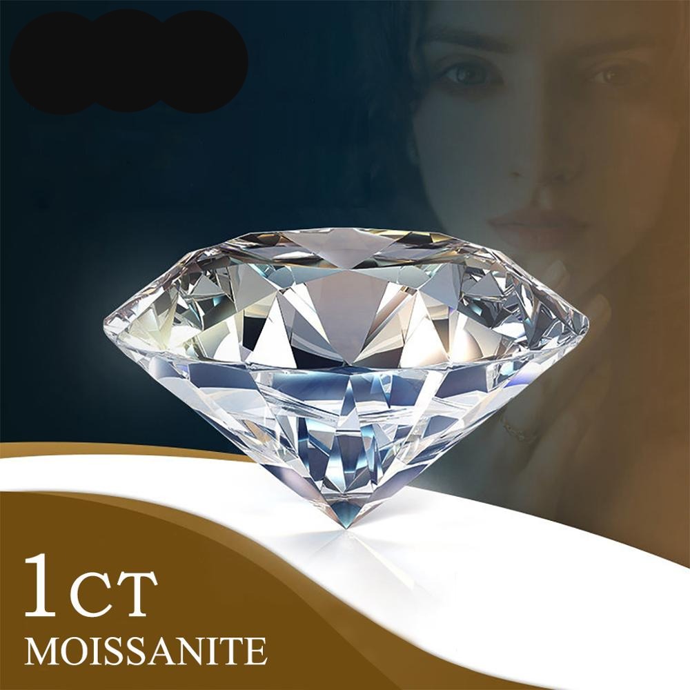 Pierres précieuses moissanites de 1,0 Couleur Clarté