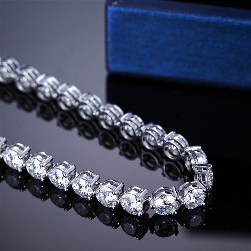 Luxury Diamond Tennis Bracelets. 10.0 To 14.0 Carat. 14K Gold.