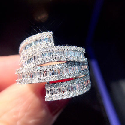 Luxury Diamond Rings. 1.0 Carat Natural Diamonds.
