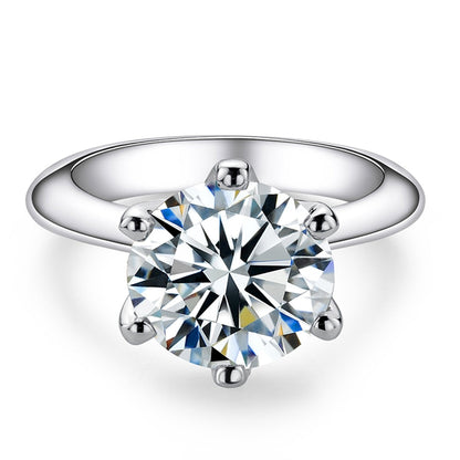 Moissanite Diamond Engagement Rings. 2.0 to 5.0 Carat. D VVS1