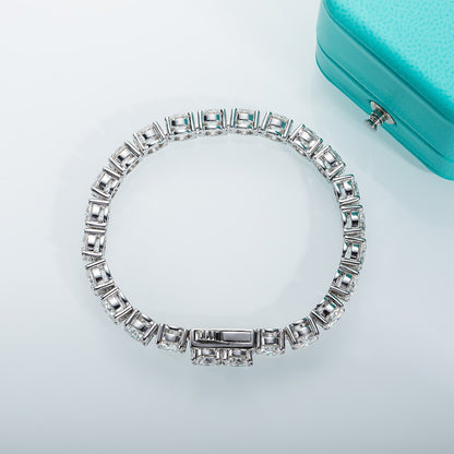 Moissanite Diamond Tennis Bracelets. 1.0 Carat Gemstones. D VVS1.