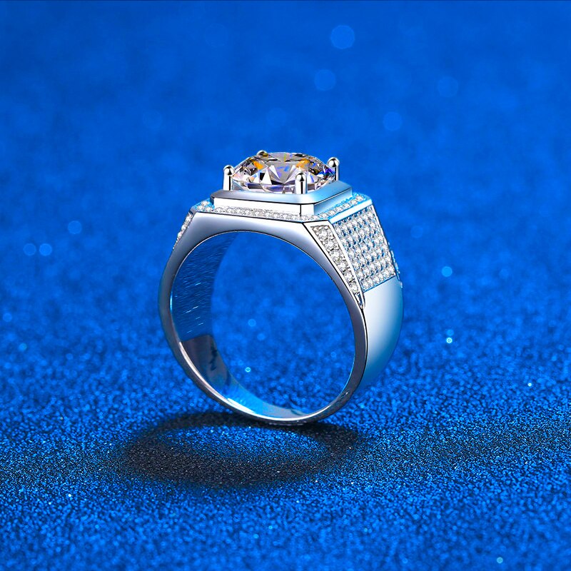 Dazzling Crown Silver Platinum Plated Couple Rings for Men and Women -  Karat Cart