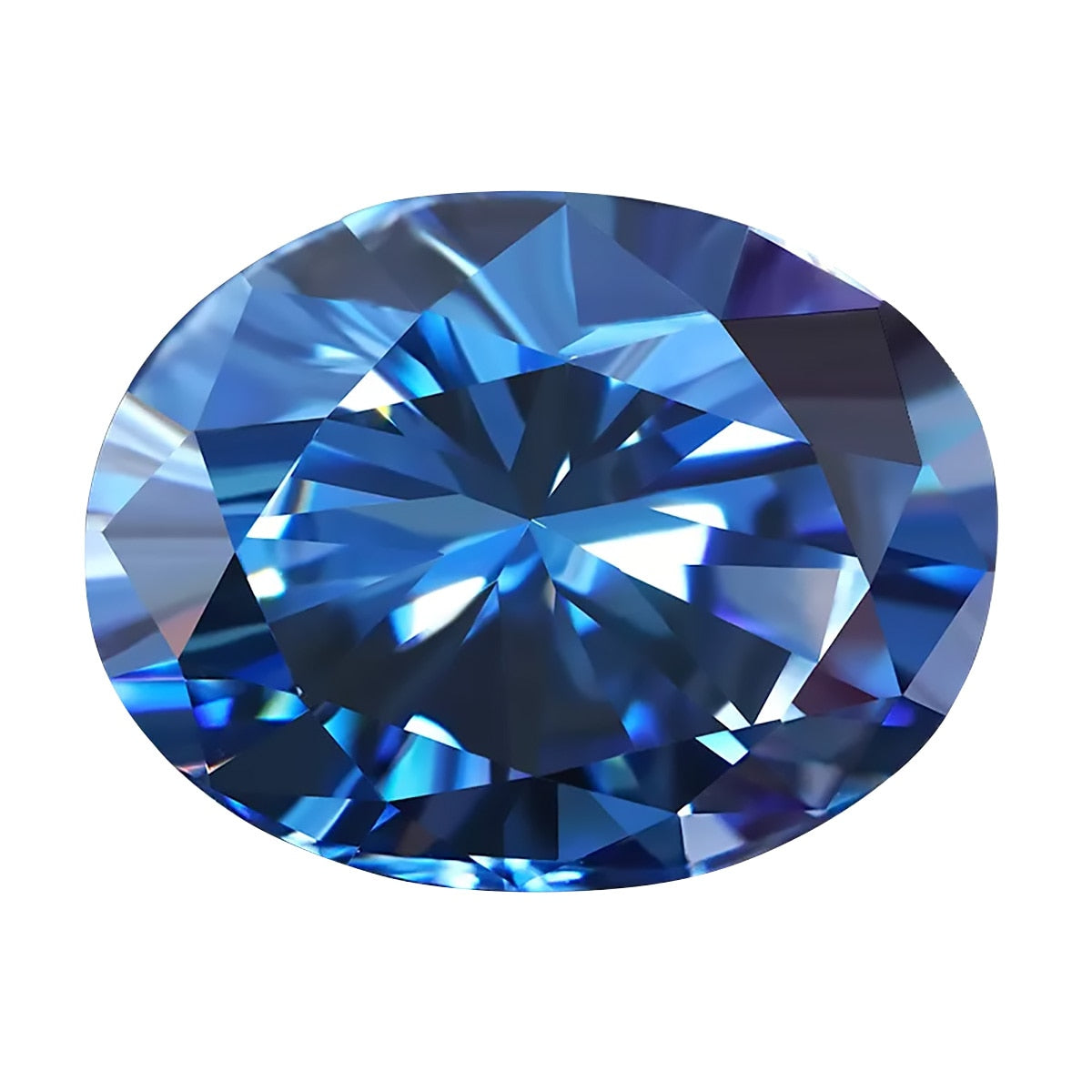 Oval Shape, Certified Moissanite, White, Blue, Green, 0.50 to 13.0 Carat.