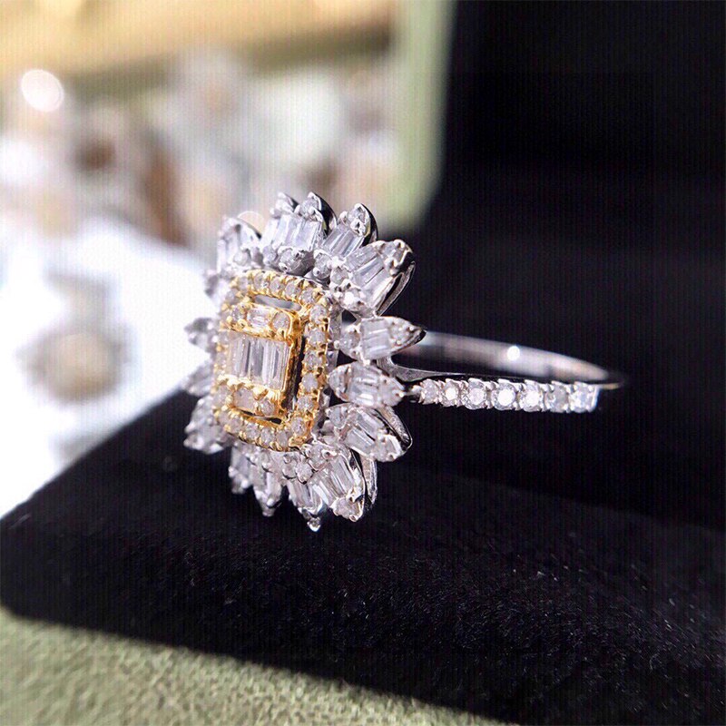 Beautiful Elegant Knife Edge Style Diamond Bridal Set, 2 Carat F VS2  Princess Cut Diamond, 14k White Gold, Diamond Engagement Rings Set - Etsy