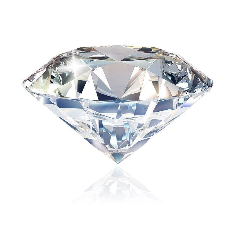Genuine Lab-Grown Diamond. 0.10 Carat. 3 mm.