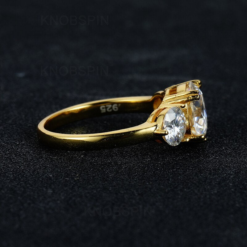 Moissanite Ring 3 Carat D VVS1