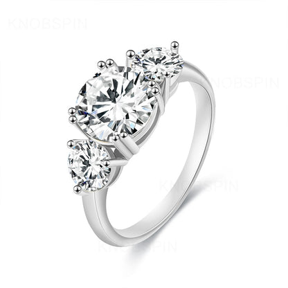 Moissanite Ring 3 Carat D VVS1