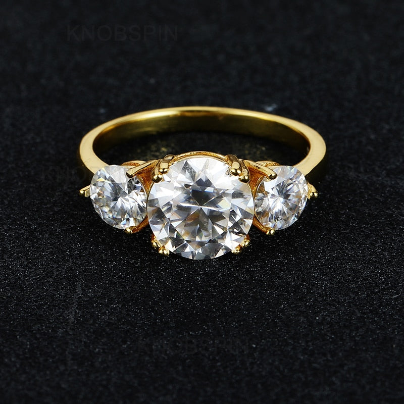 Moissanite Ring 3 Carat D VVS1