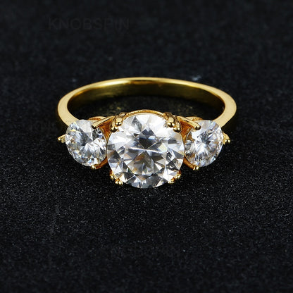 Moissanite Ring 3 Carat D VVS1